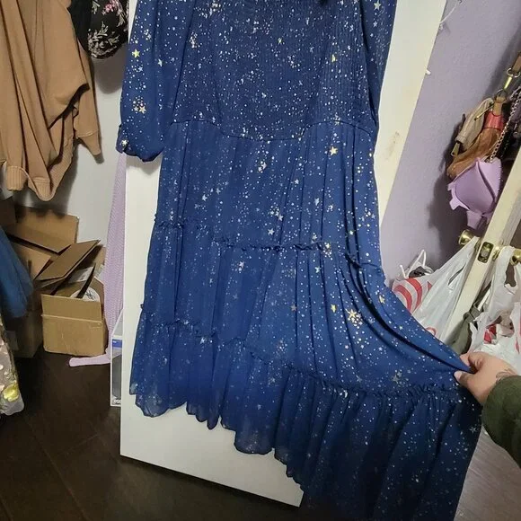 Ivy City Co Starry Night Dress 5x - Picture 3 of 3